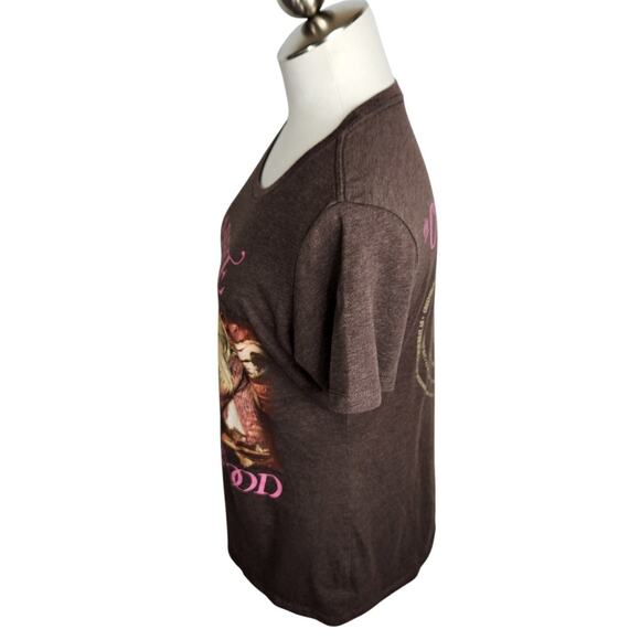 Carrie Underwood Concert T-shirt Womens Size XL The Cry Pretty 360 Tour Brown - Picture 5 of 6